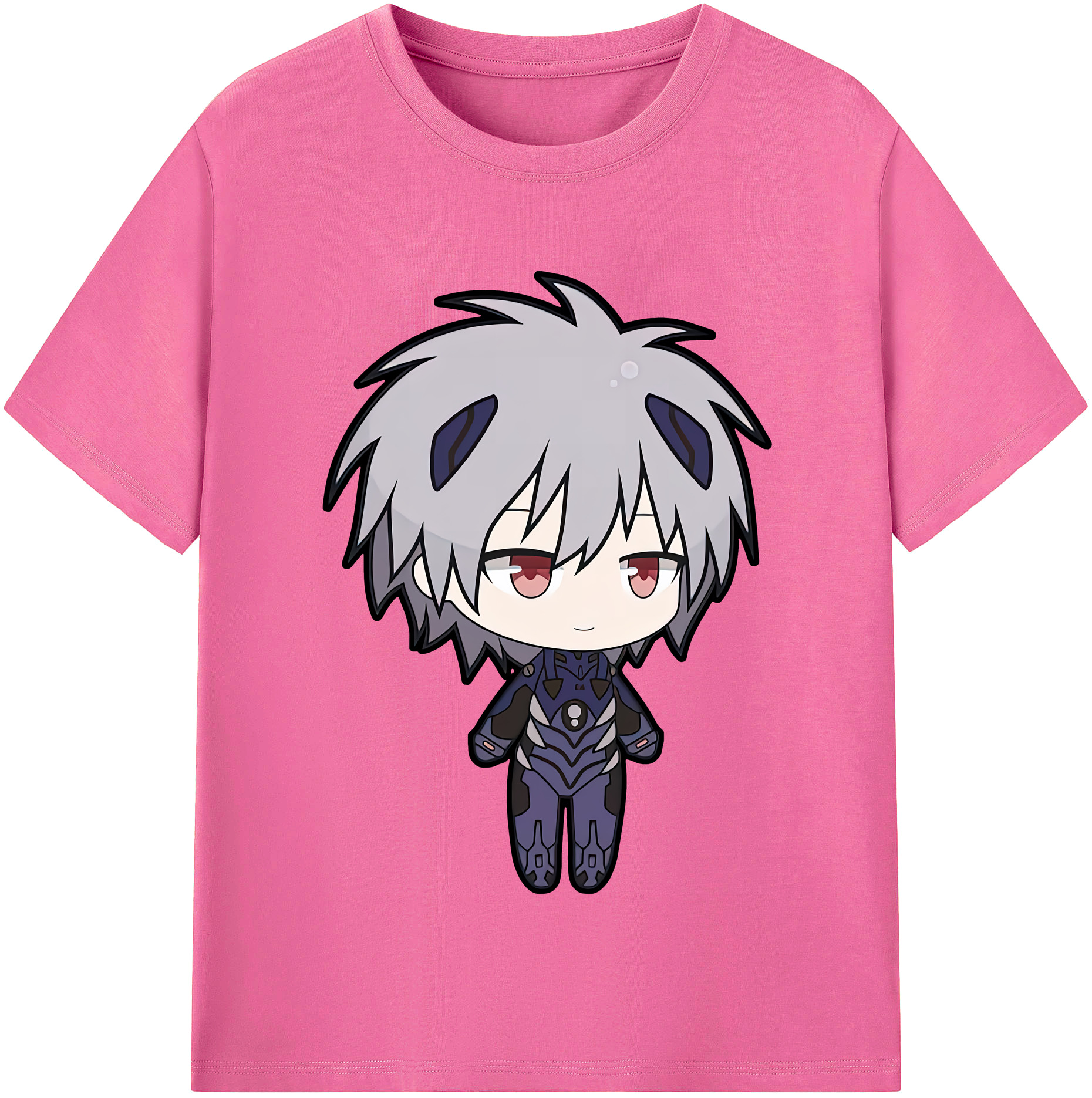 （画像用） EVA 新世紀エヴァンゲリオン レディースカジュアルプリントTシャツ（綿100％）